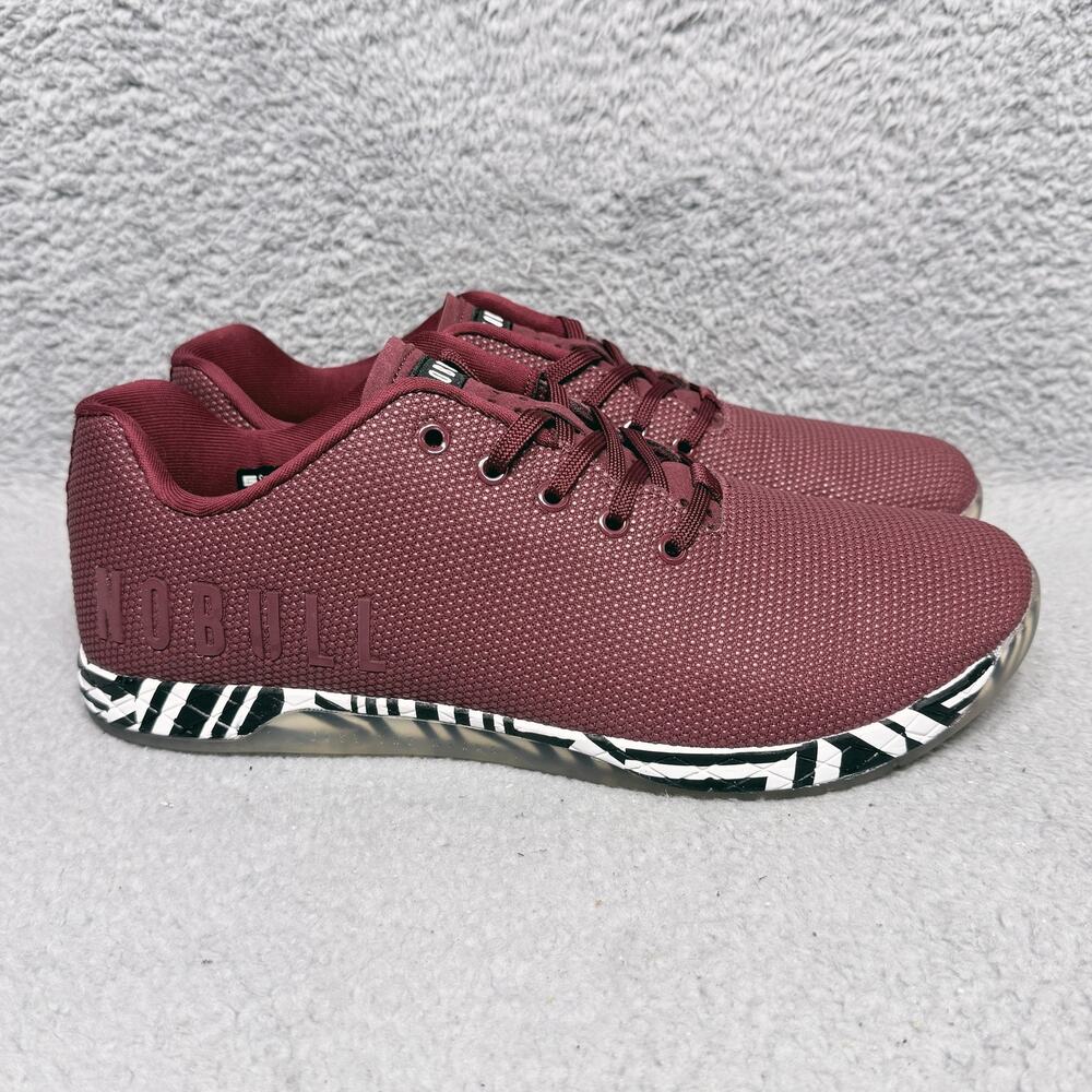 NOBULL Trainer Mens Size 14 CrossFit Training Shoes Cabernet Zebra SuperFabric